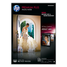 HP Premium Plus 300g A4 20db Fényes Fotópapír CR672A fotópapír