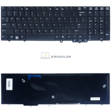 HP ProBook 6540b, 6545b, 6455b, 6550b, 6555b gyári billentyűzet (US kiosztás, fekete) laptop alkatrész