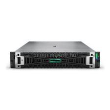 HP ProLiant DL380 G11 2U Rack MR408i-o RAID (0,1,5,6,10,50,60) 1x 4510 2x 1000W iLO 6 8x 2,5 | Intel Xeon Silver 4510 | 64GB DDR5 RDIMM | 1x 250GB SSD | 0GB HDD szerver