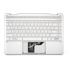 HP Spectre x360 13-AE000, 13T-AE000, 13-AE500 gyári új ezüst török háttér-világításos billentyűzet modul (L02534-141) laptop alkatrész