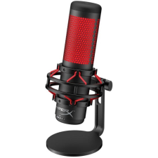 HP vezetékes mikrofon QuadCast piros LED , fekete (4P5P6AA) mikrofon