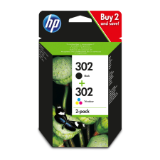 HP X4D37AE No.302 2Pack (Black + Color) nyomtatópatron & toner