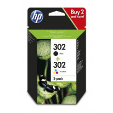 HP X4D37AE No.302 fekete+színes eredeti tintapatron multipack nyomtatópatron & toner