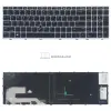 HP ZBook 15u G5, ZBook 15u G6, EliteBook 850 G5, EliteBook 850 G6, EliteBook 755 G5 gyári billentyűzet (US kiosztás, pointer, háttérvilágítás nélkül)