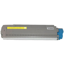 HQ Premium Oki C8600 C8800 Yellow Utángyártott Toner 6.000 oldal kapacitás nyomtatópatron & toner
