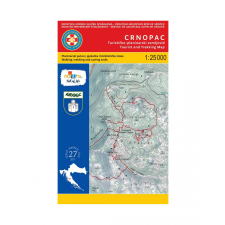 Hrvatska Gorska HG 27 Crnopac turistatérkép, Crnopac térkép 1:25e térkép