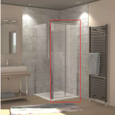  HSK N.Style lengőa. 80*190 króm kád, zuhanykabin