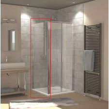 HSK Zuhanysarok Oldalfal - Átlátszó Üveg - 90x190 cm kád, zuhanykabin