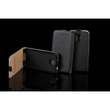 HTC Desire 620 fekete szilikon keretes vékony flip tok tok és táska