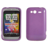 HTC G13 Wildfire, Szilikon tok, S-Case, lila