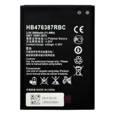 Huawei HB476387RBC (Ascend G750, Honor 3X) gyári akkumulátor Li-Polymer 3000mAh mobiltelefon akkumulátor