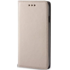  Huawei Honor 200 Smart, Oldalra nyíló tok, stand, Smart Magnet, arany tok és táska
