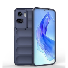 Huawei Honor 90 Lite, Szilikon tok, közepesen ütésálló, 3D minta, sötétkék tok és táska