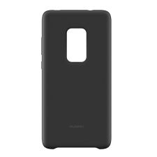 Huawei Mate 20 szilikon telefonvédő (beépített fémlemez, gumírozott) fekete tok és táska