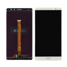 Huawei Mate 8, gyári típusú LCD kijelző érintőpanellel, fehér mobiltelefon, tablet alkatrész