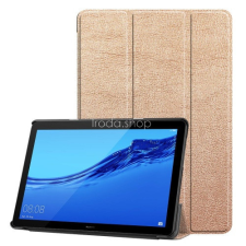  Huawei Mediapad T5 10 (10.1), mappa tok, Trifold, vörösarany tablet tok