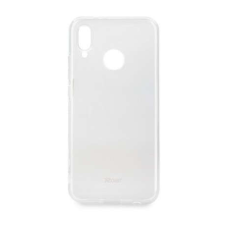 Huawei P20 Lite Roar Transparent Jelly szilikon telefontok, Átlátszó tok és táska