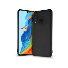  Huawei P30 Lite szilikon hátlap - Soft Premium - fekete tok és táska