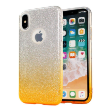 Huawei P30, Szilikon tok, Bling (Csillámos), arany tok és táska