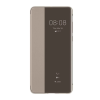 Huawei P40 HUAWEI tok álló, bőr hatású aktív FLIP, Smart View Cover, BARNA