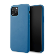 Huawei P40, Szilikon tok, Vennus Silicone Lite, kék tok és táska