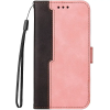  Huawei P60 / P60 Pro, Oldalra nyíló tok, stand, kártyatartóval, kézpánttal, Wooze Colour Wallet, róz