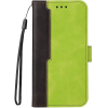  Huawei P60 / P60 Pro, Oldalra nyíló tok, stand, kártyatartóval, kézpánttal, Wooze Colour Wallet, zöl