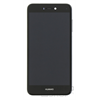 Huawei P8/P9 Lite (2017) kompatibilis LCD modul kerettel, OEM jellegű, fekete