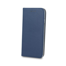 Huawei Smart Magnetic Huawei P Smart 2020 sötétkék szilikon keretes mágneses könyvtok tok és táska
