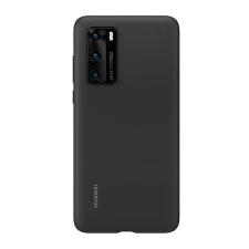 Huawei szilikon telefonvédő FEKETE tok és táska