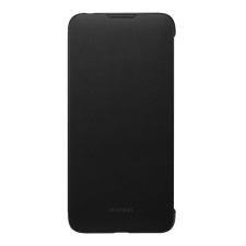 Huawei tok álló, bőr hatású (flip, oldalra nyíló) fekete 51992902 tok és táska