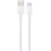 Huawei USB töltő- és adatkábel, USB Type-C, 100 cm, 6000 mA, 66W, gyorstöltés, Huawei, fehér, gyári