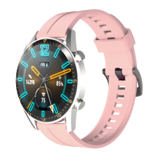  Huawei Watch GT3 (46 mm) okosóra szíj - pink szilikon (22 mm) okosóra kellék