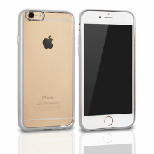 Huawei Y5-2/Y6-2 Mini, Szilikon tok, Clear, ezüst tok és táska