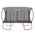 Hudora 4Square Trambulin - 244 x 366 cm