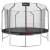 Hudora 64441 First Trampolin 400V Trambulin fekete / piros