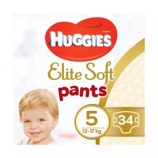 Huggies Elite Soft bugyipelenka 5, 13-17 kg, 34 db pelenka
