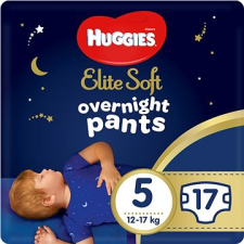 Huggies Elite Soft Pants éjszakai bugyi, 5-ös méret (17 db) pelenka