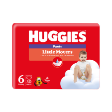 Huggies Little Movers nadrágpelenka 6, 15-25 kg, 30 db pelenka