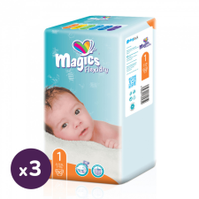 Huggies Magics Flexidry Premium pelenka 1, 2-5 kg, HAVI PELENKACSOMAG 150 db pelenka