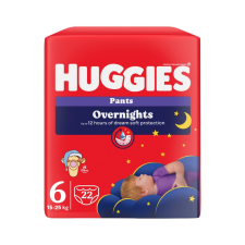 Huggies Overnights éjszakai bugyipelenka 6, 15-25 kg (22 db) pelenka