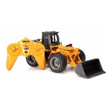 Huina Die Cast 1:18 távirányítós buldózer, homlokrakodó távirányítós modell