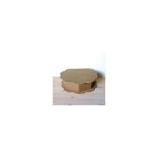 Hullámos tetejű doboz, mérete: 22x8x6 cm dekorációs kellék