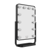 HUMANAS - HM01 dönthető kozmetikai tükör, 12 db LED, érintőképernyő, 360°, teljesítmény, szín szabályozás, black