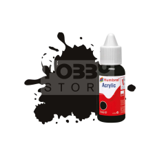 HUMBROL No 85 Black - Satin - 14ml akrilfesték DB0085 akrilfesték