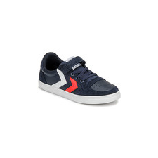 Hummel Rövid szárú edzőcipők SLIMMER STADIL LEATHER LOW JR Kék 33 gyerek cipő