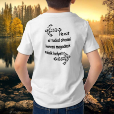  Humoros gyerek póló horgászoknak - Keress magadnak másik helyet