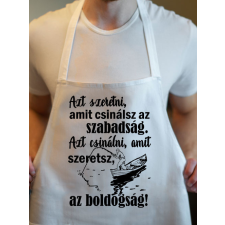  Humoros horgász kötény - A méret nem számít lakástextília