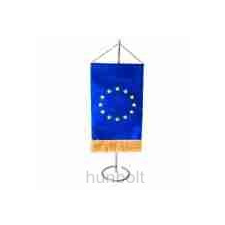 Hunbolt Asztali Európa zászló króm zászlótartóval dekoráció