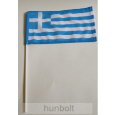 Hunbolt Görög zászló 15x25cm, 40cm-es műanyag rúddal dekoráció
